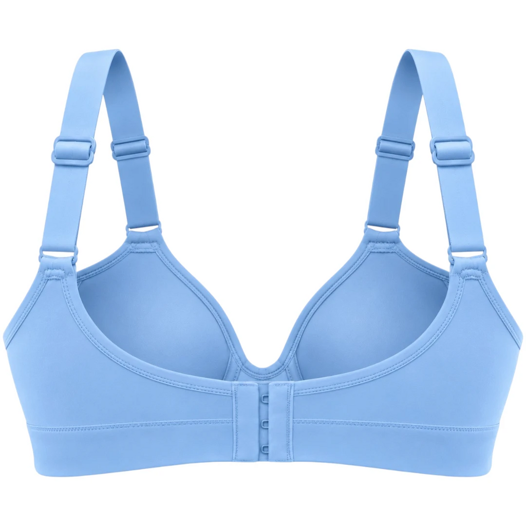Wris Women's Light Blue Smooth Molded-Cup Everyday T-Shirt Bra
