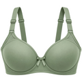 Wris Women's Sage Green Smooth Molded Cup T-Shirt Bra