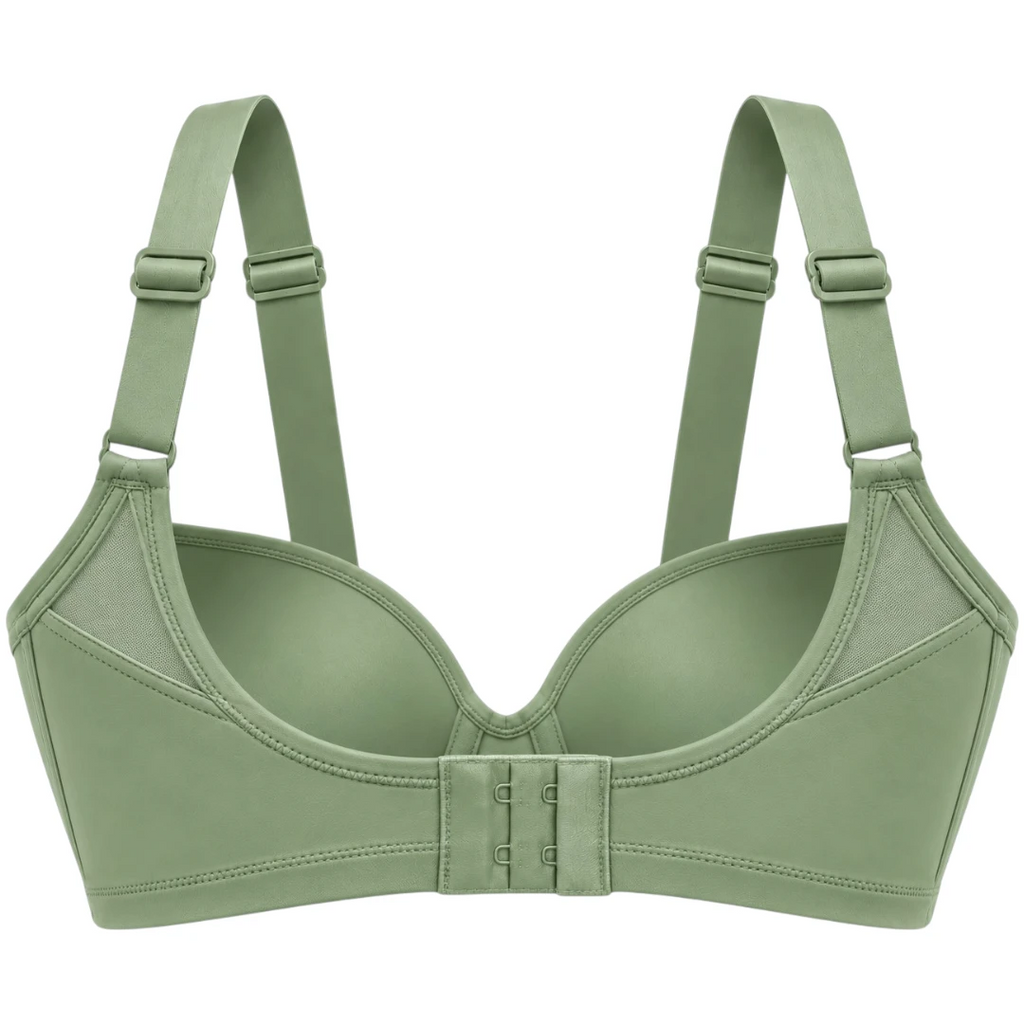 Wris Women's Sage Green Smooth Molded Cup T-Shirt Bra