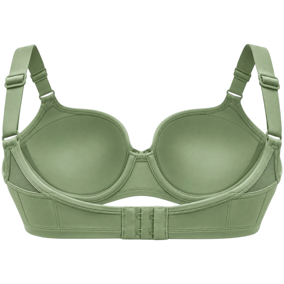 Wris Women's Sage Green Smooth Molded Cup T-Shirt Bra